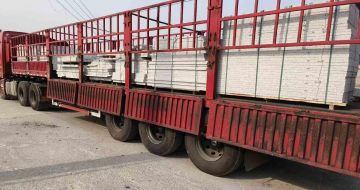 汕头 白麻荔枝面外墙干挂，工厂装车日常