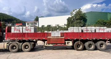 汕头 芝麻灰花岗岩地铺石出货日常