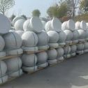 汕头 白麻花岗岩石材圆球，石球，挡车球，隔离球，景观石球，风水球等