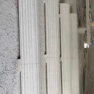 汕头 花岗岩厂家带你看白麻花岗岩门楼大柱柱皮