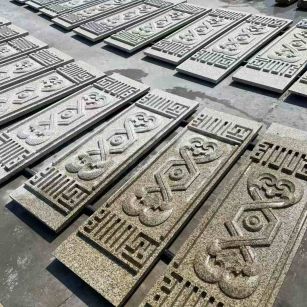 汕头 黄金麻花岗岩外墙雕刻板