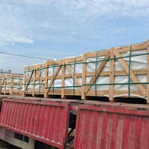 汕头 芝麻白花岗岩地铺石出口专车-泰国游