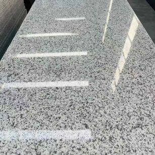 汕头 白麻花岗岩光面毛板