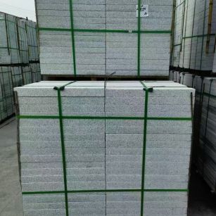 汕头 芝麻白火烧，园林广场市政工程地铺石，1.8~5.0厚均有现货