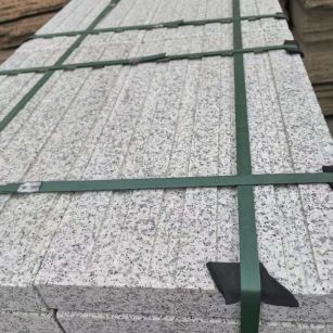 汕头 白麻花岗岩直行盲道石，盲条，地铺石