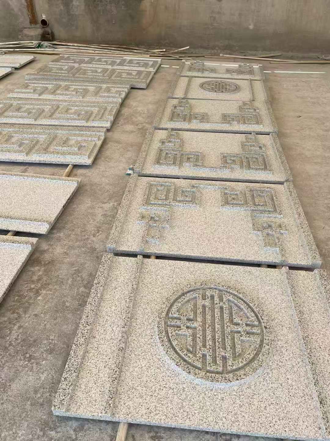 汕头 白麻花岗岩外墙立面雕刻板