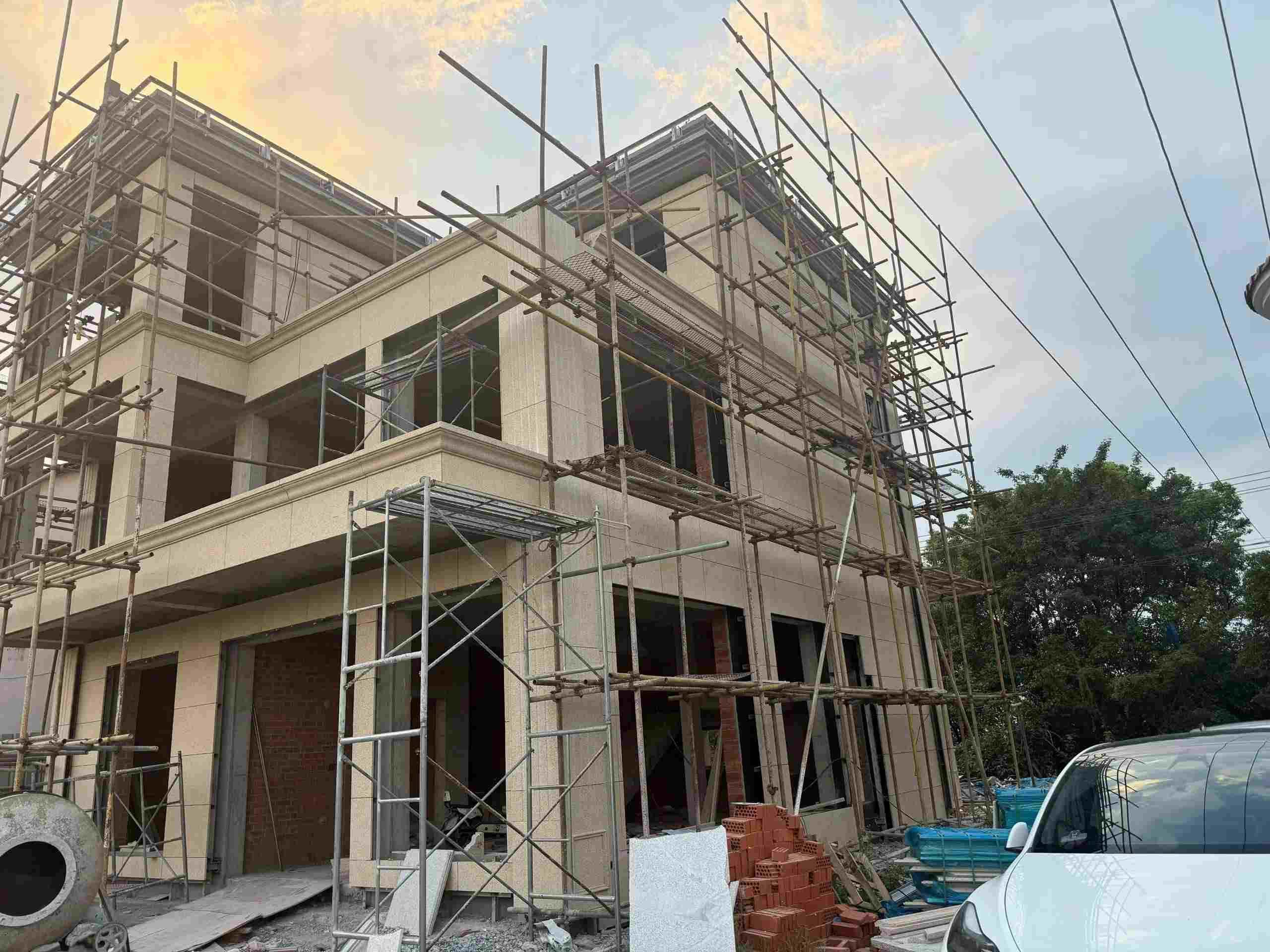 汕头 黄金麻荔枝面花岗岩外墙干挂