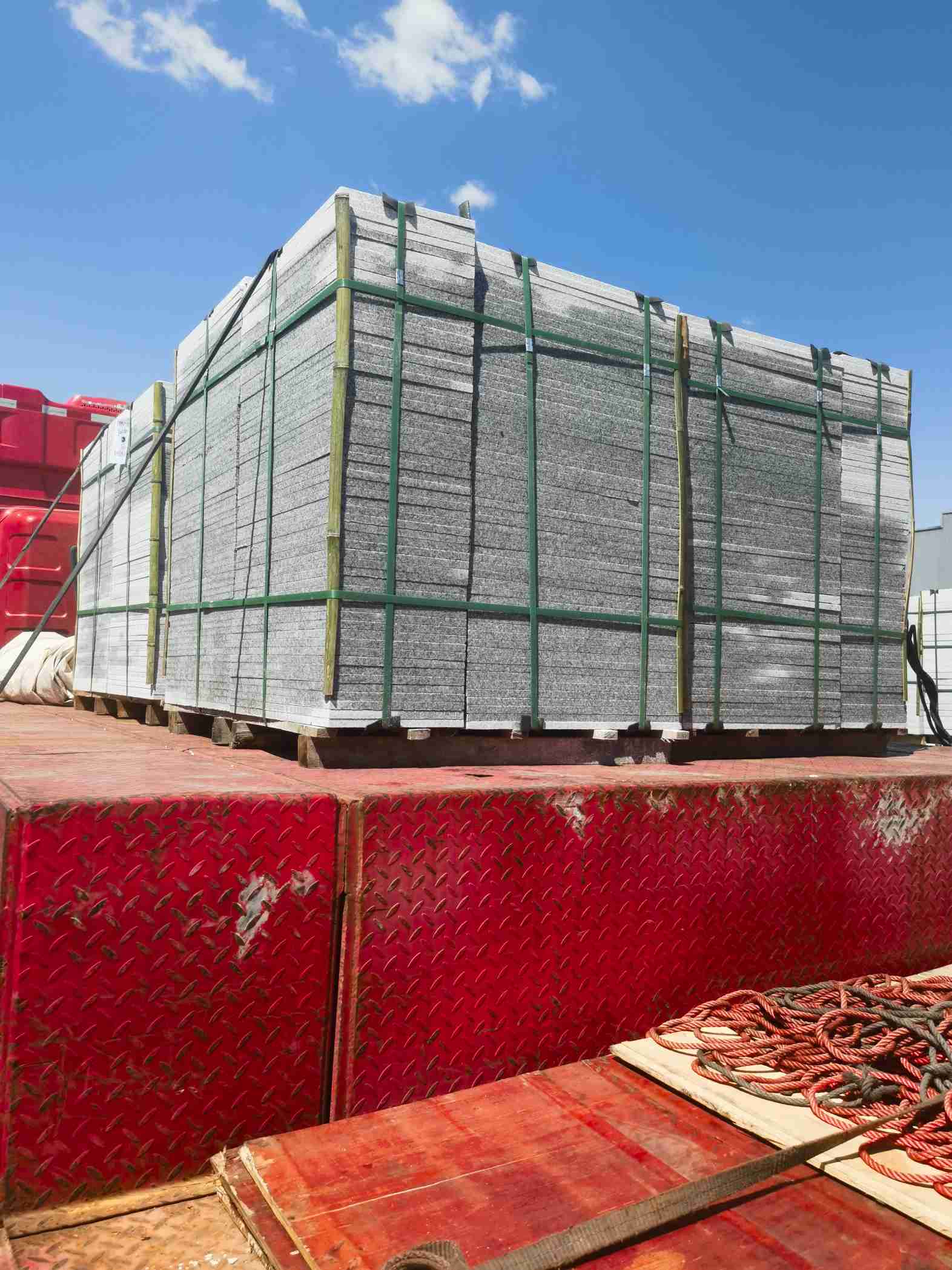 汕头 芝麻白火烧规格板地铺石300*600/600*600