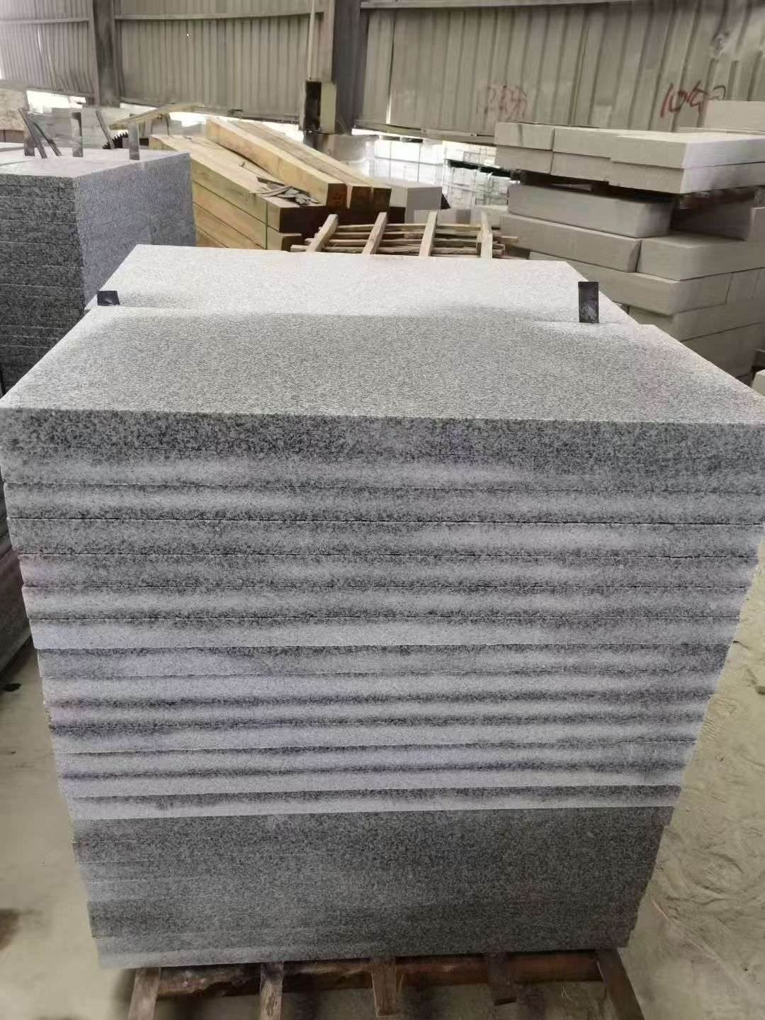 汕头 芝麻白5公分火烧地铺成品，900*400，规格可定制