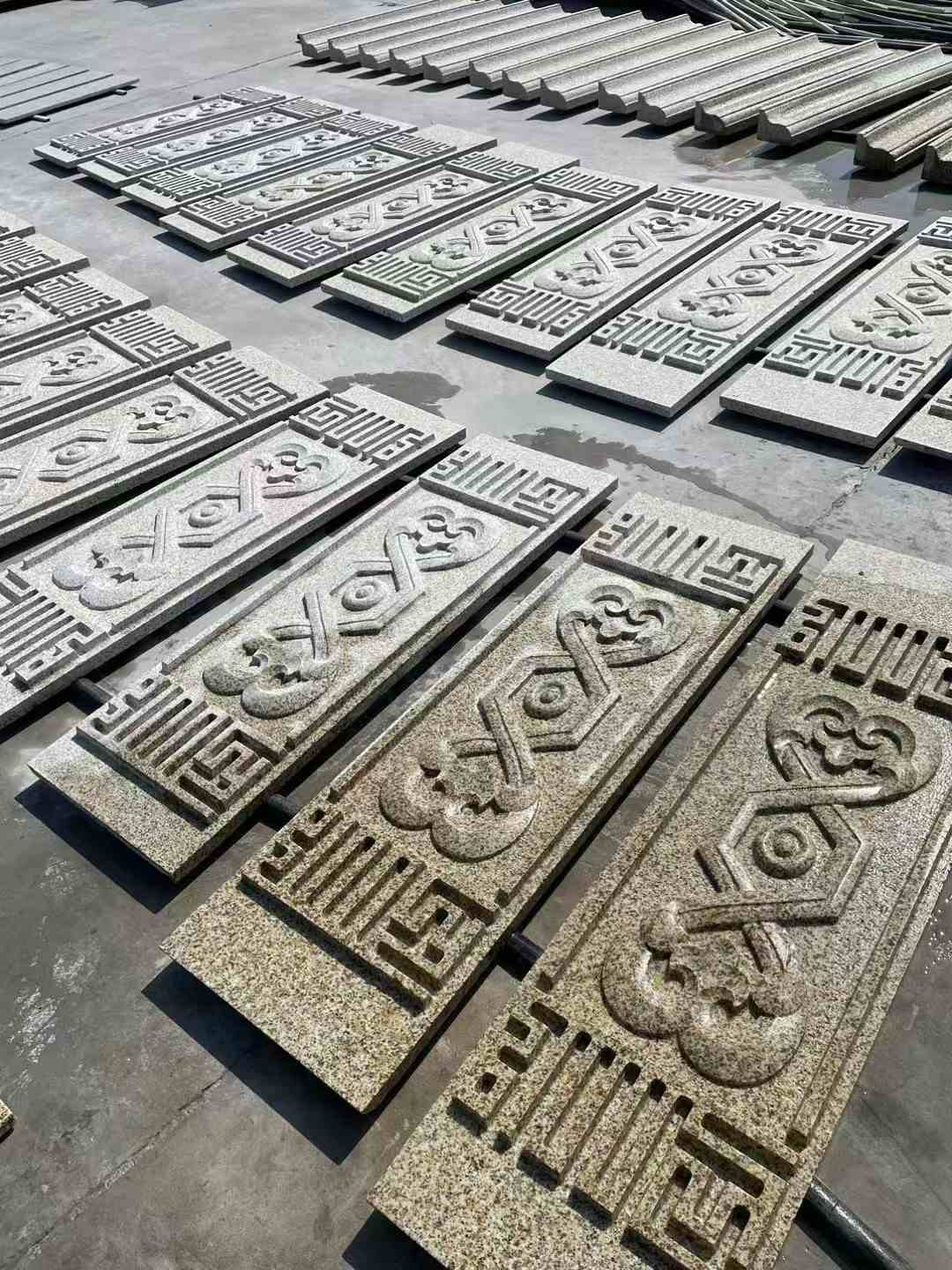 汕头 黄金麻花岗岩外墙雕刻板