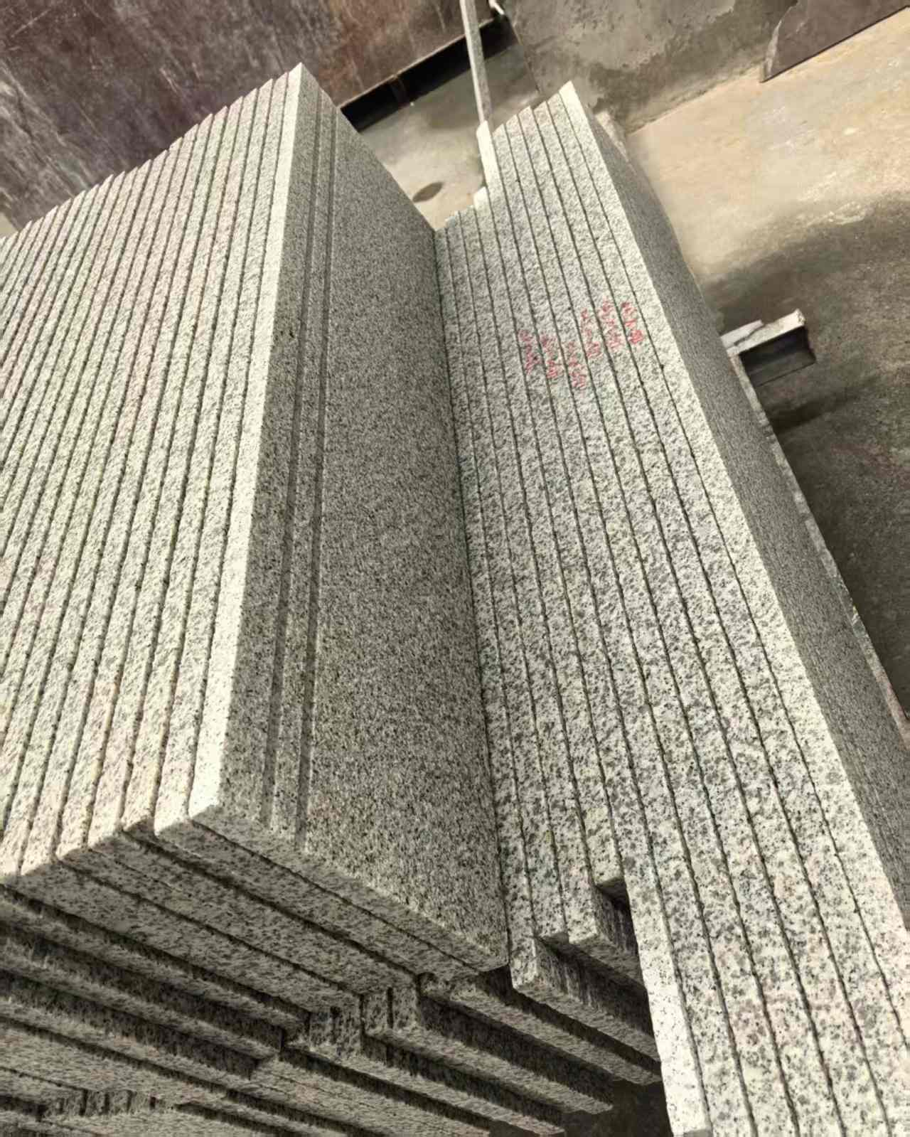 汕头 白麻荔枝面花岗岩楼梯踏步