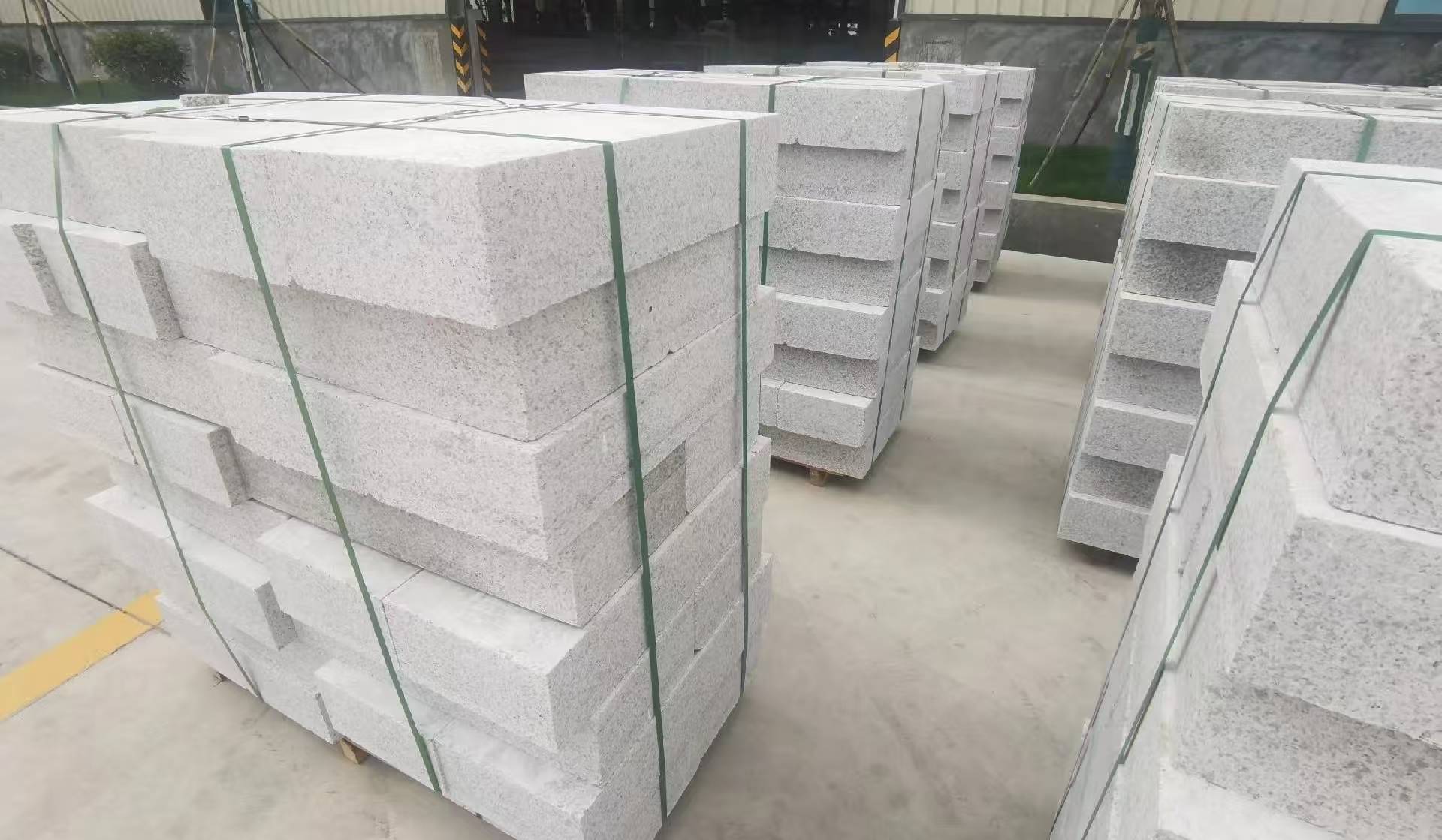 汕头 白麻花岗岩路沿石，立缘石，平缘石，路牙石，道牙石，马路牙子等